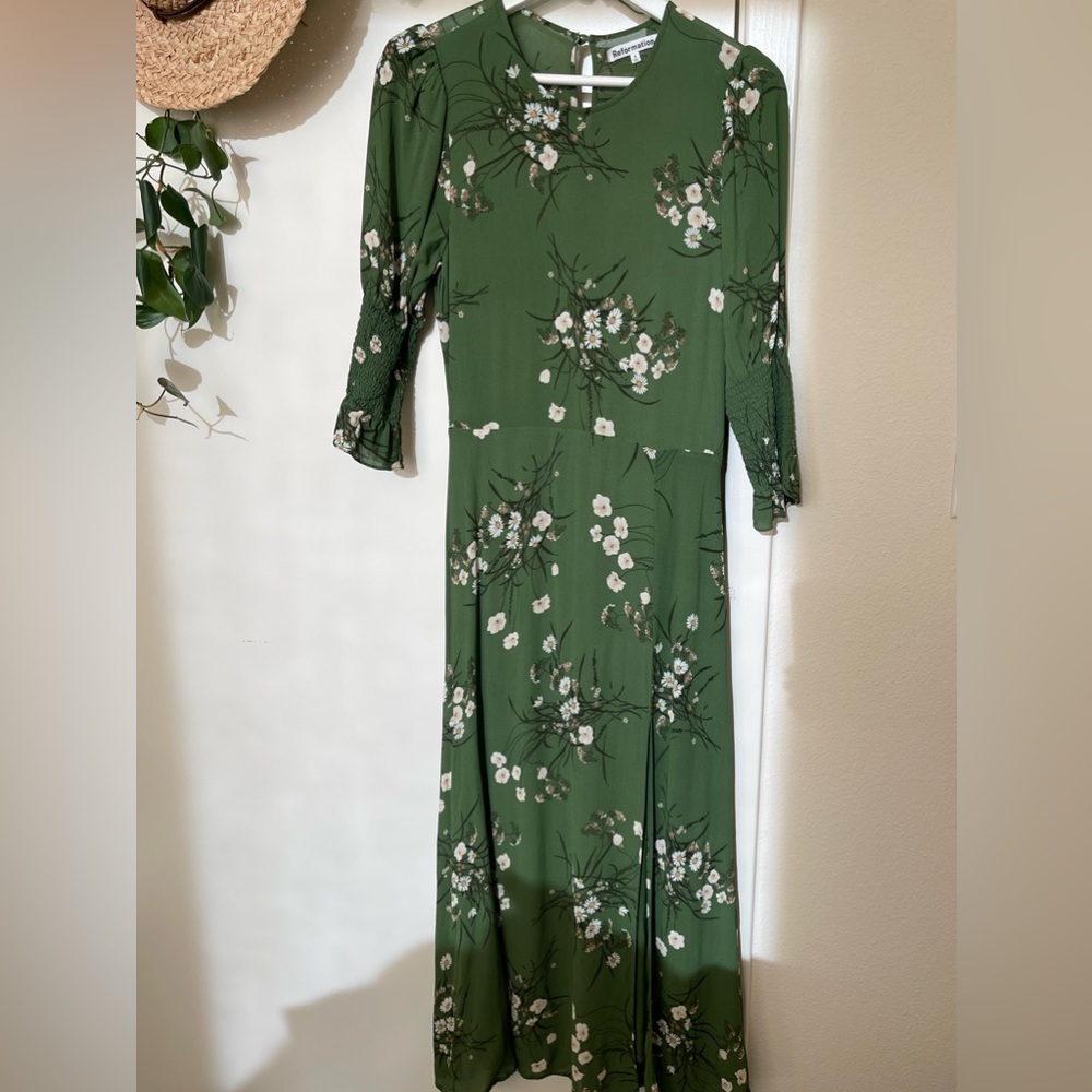 COPY - Reformation Carolena Midi Dress Size 8